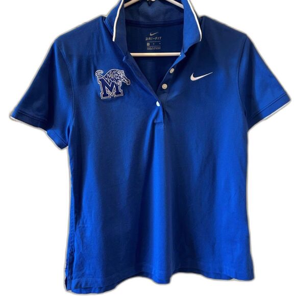 Nike Dri-Fit Memphis Tigers Polo Shirt - Size Medium - Picture 1 of 5